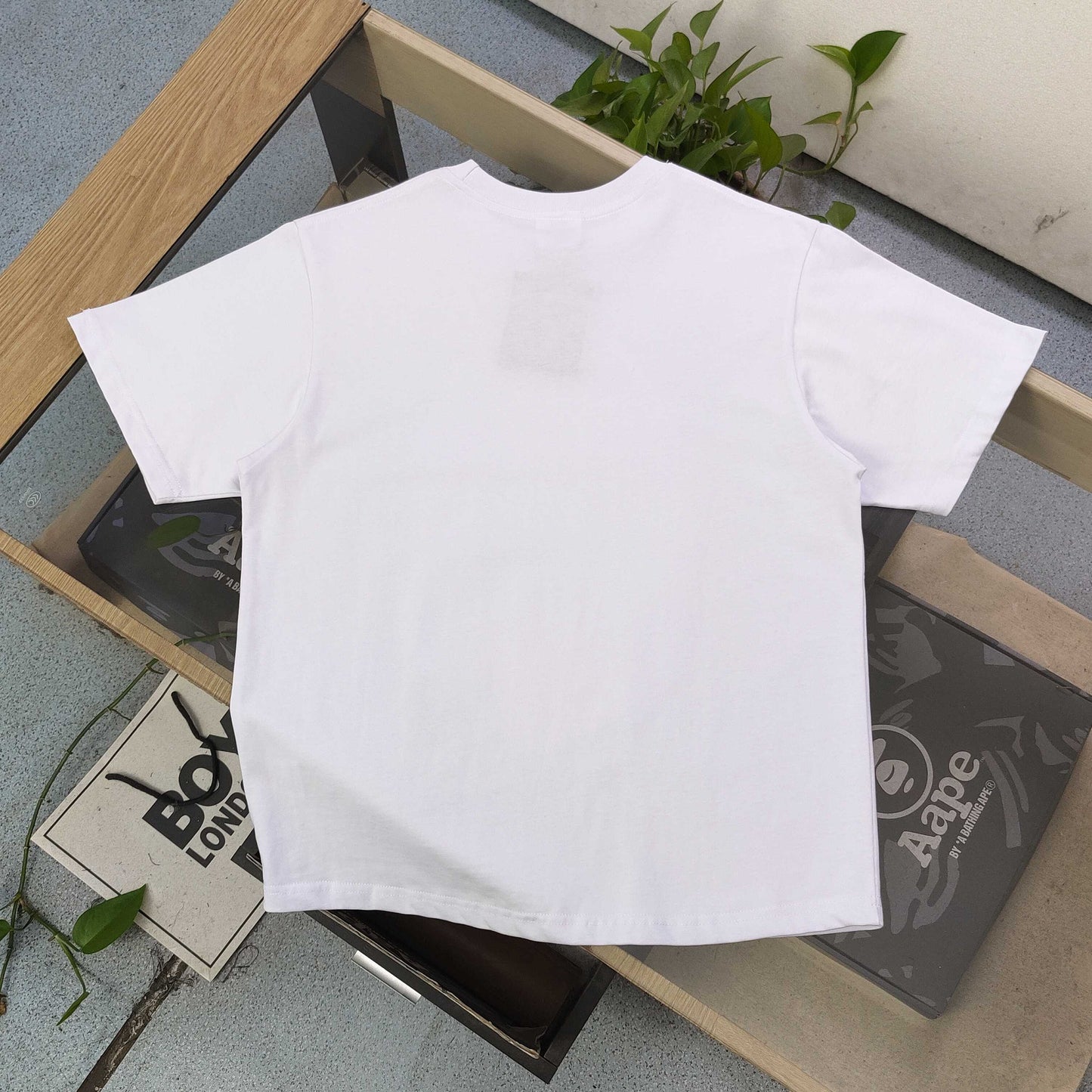Bape Blk/White Tee | Mens